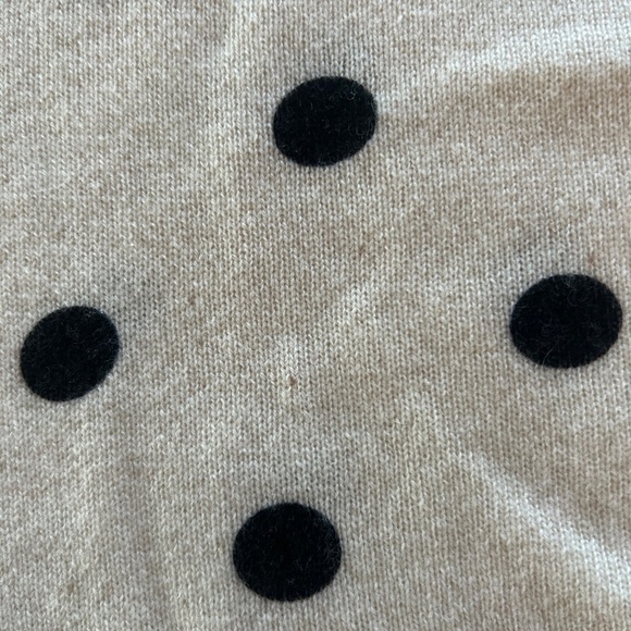 Lord & Taylor 100% Cashmere Sweater – Cream & Black - Picture 2 of 5